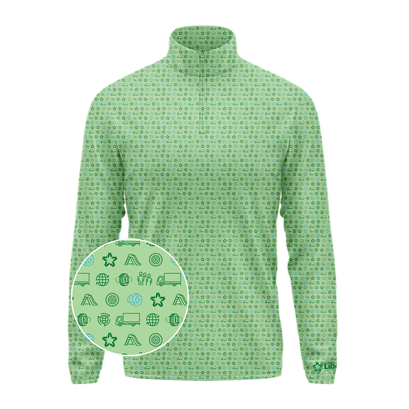 Light Green Q-Zip